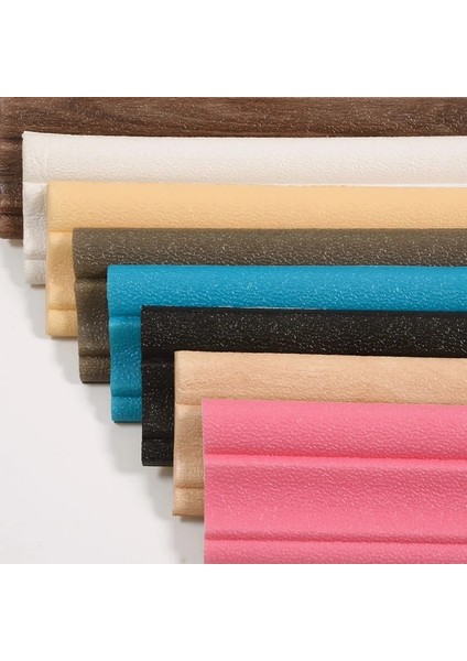 No.5 Tarzı 230X8X0,8CM Kendinden Yapışkanlı Su Geçirmez Süpürgelik Bel Hattı Duvar Sticker Dekoratif Şerit Tv Arka Plan Duvar Çerçevesi 3D Dekoratif Sınır (Yurt Dışından) fırsatları