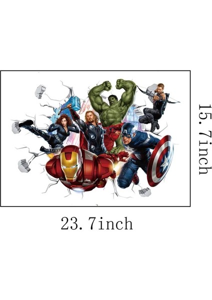 No.17 Tarzı 3D Canlı Örümcek Adam Avenger Duvar Çıkartmaları Çocuk Odası Çocuk Yatak Odası Dekoru Ev Siyah Panter Film Duvar Boys Odası Dekor (Yurt Dışından)