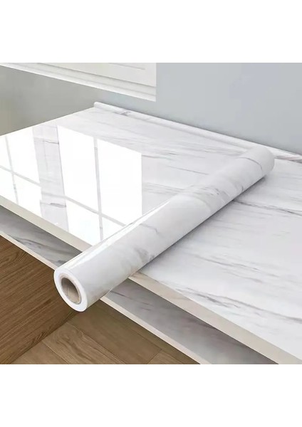 Lx Tarzı 20CMX1M Yağ Geçirmez Mermer Su Geçirmez Kalın Kendinden Yapışkanlı Duvar Kağıdı Mutfak Dolabı Pvc Duvar Kağıtları Ev Dekor Papel De Parede Duvar Sticker (Yurt Dışından) modelleri