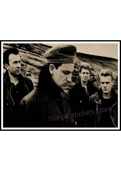 No.9 Stili 42X30 U2 Posteri.irlanda Ev Furg Dekorasyon Posteri.kraft Asit Rock Müzik Poster Çizim Çekirdek Duvar Çıkartmaları (Yurt Dışından) indirimleri