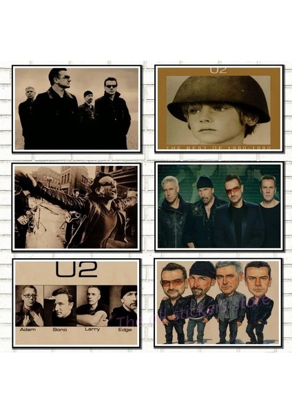No.9 Stili 21X30 U2 Posteri.irlanda Ev Furg Dekorasyon Posteri.kraft Asit Rock Müzik Poster Çizim Çekirdek Duvar Çıkartmaları (Yurt Dışından) fiyatları