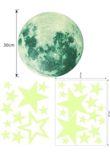 Yeşil Stil Karanlıkta Parlayan Yıldız Duvar Etiketi Çocuk Odası Için Tavan Dekoru Pembe Parlak Yıldız Floresan Çıkartması Estrellas Luminosas (Yurt Dışından)