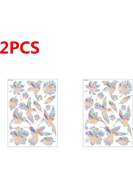 Tartrazin Tarzı 2023 Yeni Gökkuşağı Prizma Elektrostatik Cam Çıkartmaları Pvc Yapraklar Statik Pencere Çıkartmaları Suncatcher Etiket Güneş Yakalayıcı Duvar Çıkartması (Yurt Dışından)