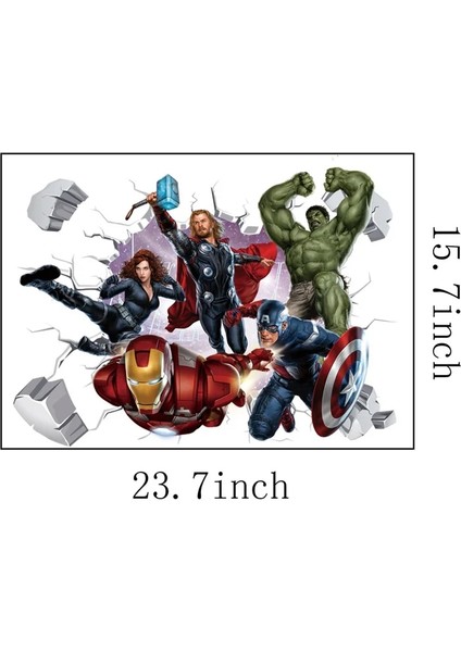 No.13 Tarzı Karikatür Örümcek Adam Avenger Duvar Çıkartmaları Çocuk Odası Çocuk Yatak Odası Dekoru Ev Siyah Panter Film Duvar Boys Odası Dekor (Yurt Dışından)