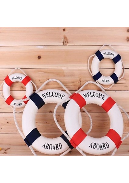 Mavi Stil 14CM Lifebuoy Halka Tekne Deniz Cankurtaran Simidi Geminin Mediterraneo Tarzında Asılı Ev Dekorasyon Duvarına Hoş Geldiniz (Yurt Dışından) indirimleri