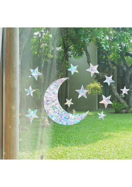 No.17 Tarzı Suncatcher Etiket Gökkuşağı Yapımcısı Duvar Çıkartmaları Pencere Ayna Etiket Araba Pencere Çıkartması Sun Catcher Ev Oturma Odası Dekorasyon (Yurt Dışından)