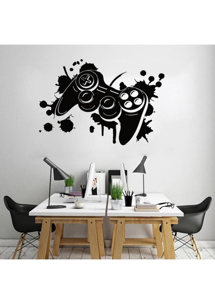 Kahve Tarzı 42X29CM Oyun Duvar Sticker Çıkartması Silahınızı Seçin Oyuncu Alıntı Denetleyici Video Oyunu Erkek Yatak Odası El Yapımı (Yurt Dışından) fırsatları
