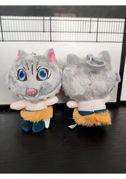 Japon Animesi Demon Slayer: Kimetsu No Yaiba Periferik Mizuko Demon Slayer: Kimetsu No Yaiba Kelebek Ninja Peluş Bebek Oyuncak Bebek Kolye Ağız Düz Inosuke Pokémon Pokemon (Yurt Dışından)