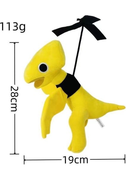 Gökkuşağı Arkadaşlar Roblox Gökkuşağı Arkadaşlar Oyunu Periferik Peluş Küçük Mavi Adam Bebek Sarı Pervane 20CM (Yurt Dışından)