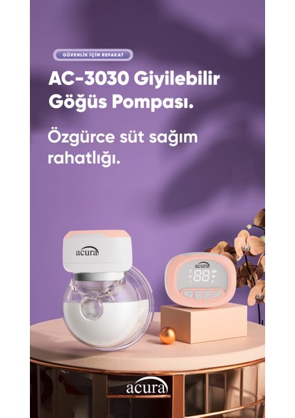 AC-3030 Giyilebilir Göğüs Pompası