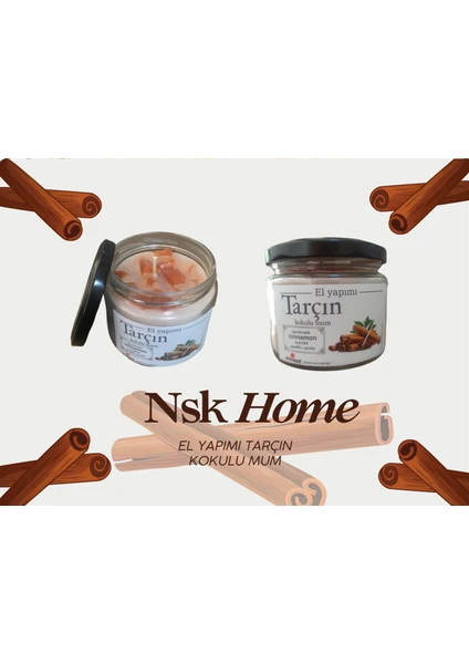 NSK Home  El Yapımı Kokulu -Kavananolu Mum 330 cc