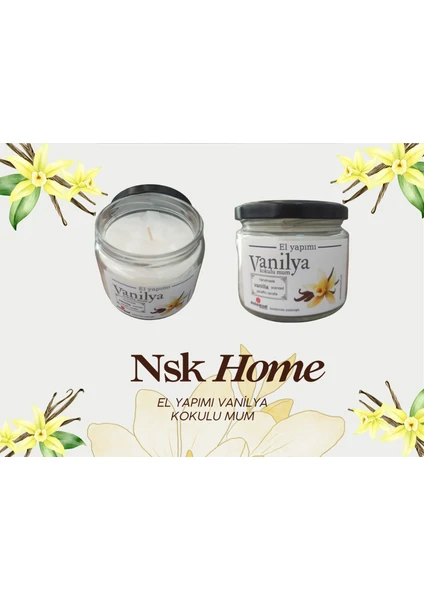 NSK Home  El Yapımı Kokulu -Kavananolu Mum 330 cc