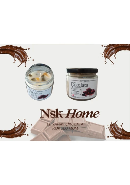 NSK Home  El Yapımı Kokulu -Kavananolu Mum 330 cc