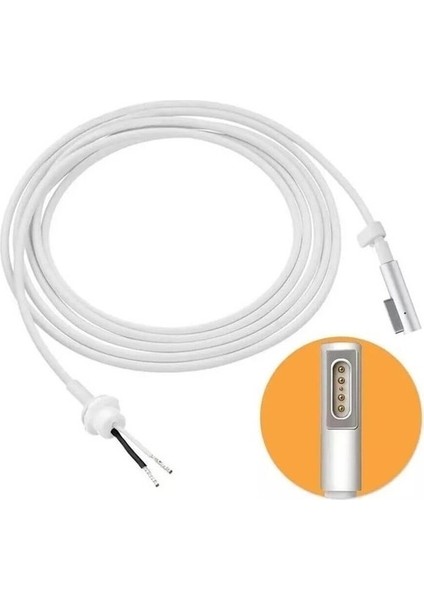 Macbook Magsafe Dc Kablosu Apple 5 Pin Tamir Kablosu 45W 60W 85W Dc Kablo Mıknatıslı Adaptör
