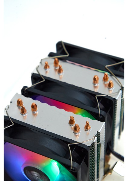 Coldpower 6p3 6 Bakır Boru 3 Rgb Fan 160 Tdp Işlemci Fanı fırsatları