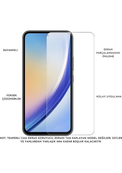 Samsung Galaxy A55 5g Uyumlu Pastel Renk Telefon Kılıfı Temperli Cam Ekran ve Kamera Koruyucu fiyatları
