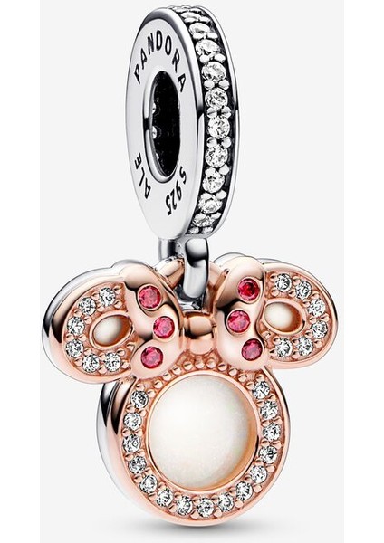 Disney Minnie Mouse Siluet Çift Sallantılı Charm