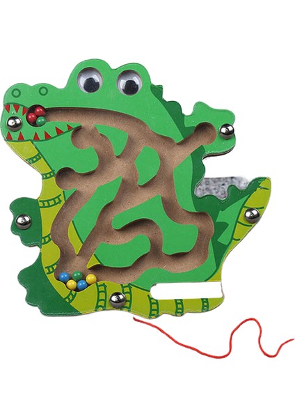 Çocuk Manyetik Parça Labirent Denge Bebek Montessori Eğitici Oyuncak Kurulu Ahşap Eğitici Oyun Bebek Oyuncak (Yurt Dışından)