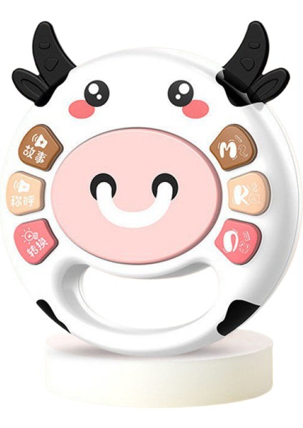 Bebek Eğitici Öğrenme Oyuncaklar 0-12 Ay Montessori Müzikli Oyuncaklar Uyku Çocuklar Için Diş Kaşıyıcı ile Telefon Hikayesi Makinesi (Yurt Dışından)