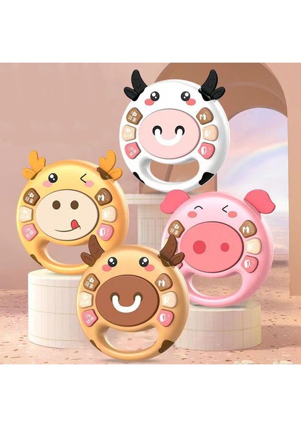 Bebek Eğitici Öğrenme Oyuncaklar 0-12 Ay Montessori Müzikli Oyuncaklar Uyku Çocuklar Için Diş Kaşıyıcı ile Telefon Hikayesi Makinesi (Yurt Dışından) fırsatları