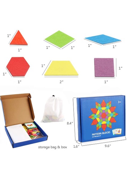 155 Parça Ahşap Desen Yapı Taşı Seti Geometrik Şekil Bulmaca Anaokulu Klasik Eğitici Montessori Tangram Çocuk Oyuncak (Yurt Dışından) fiyatları