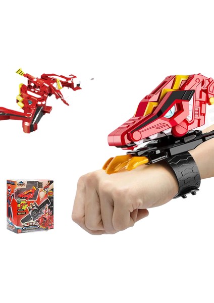 Orijinal Mini Gizli Servis Izle Oyuncak Çocuk Mecha Dönüşüm Robot Süper Dinozor Gücü (Yurt Dışından)