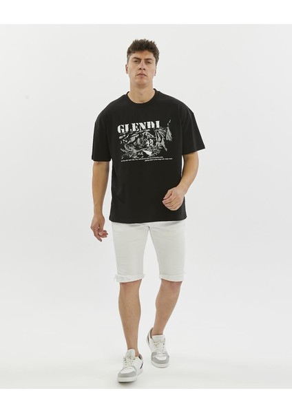 Oversize Baskılı Tişört