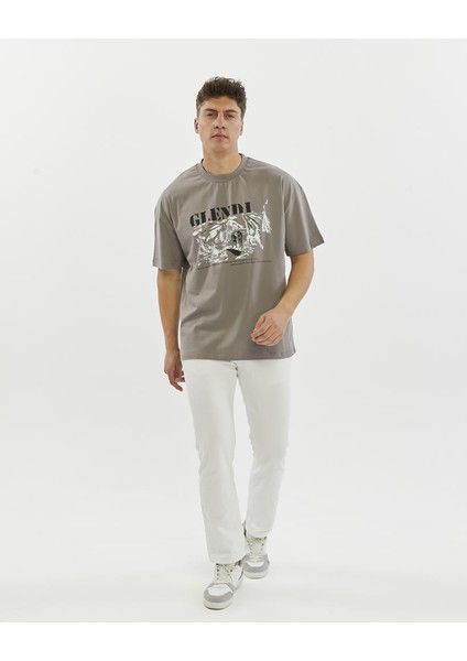 Oversize Baskılı Tişört