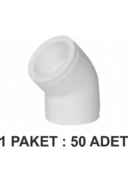 Pprc Dirsek Dn 20*45 Paket 50 Li