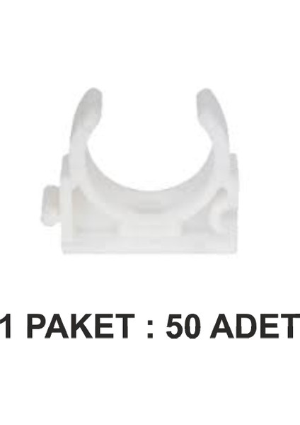 Pprc Tekli Kelepçe 25 mm Paket 50 Li