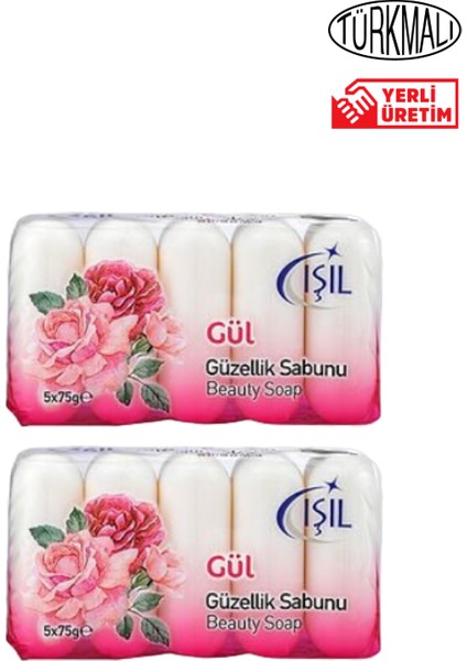 Güzellik Sabunu Işıl 2 Adet (5X75 gr ) Gül
