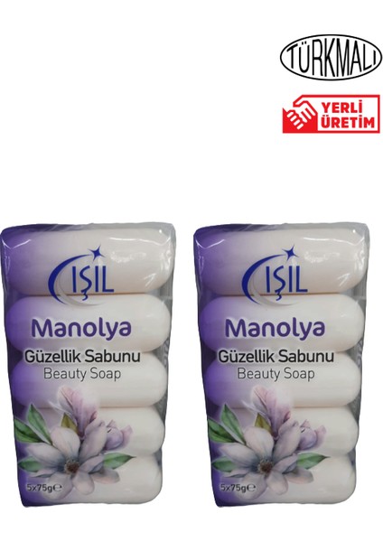 Güzellik Sabunu Işıl (5X75 gr ) Manolya