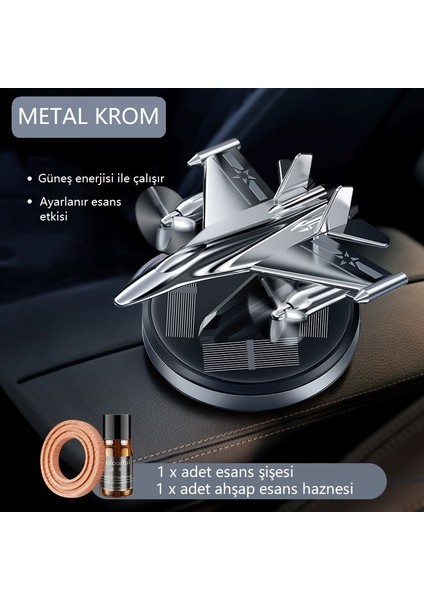 Oto Parfüm Aksesuar Jet - Metal Krom