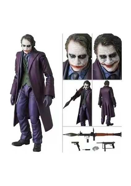 Justice League Joker Heath Ledger Mafex 051# Aksiyon Figürü (Yurt Dışından)