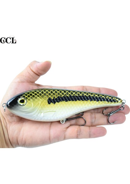 JKB15002 Stili 15 cm 81G Büyük Oyun Jerkbait Yavaş Batan Vıb Balıkçılık Topmouth Culter Opsariichthys Bidens Için Pike Muskies Wobblers Cezbeder (Yurt Dışından) indirimleri