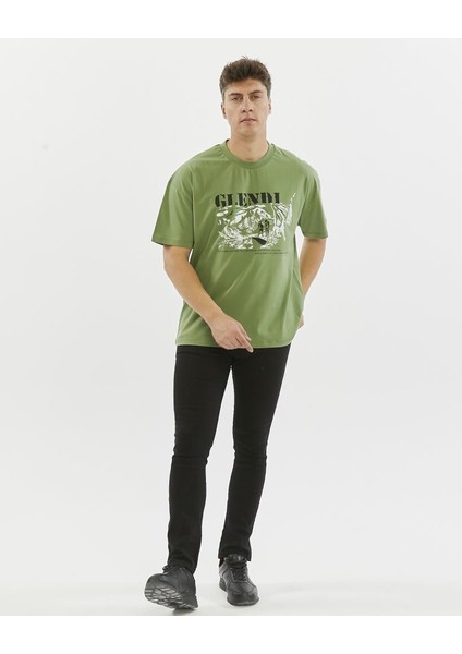 Oversize Baskılı Tişört