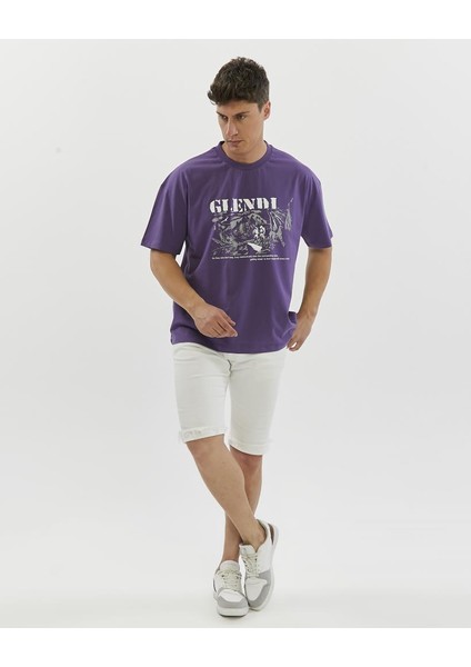 Oversize Baskılı Tişört