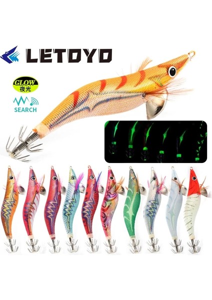 Tlg Shop M Tarzı 110MM 18.5g Letoyo 3.5 #18.5g Aydınlık Kalamar Jig Arama Çıngırak Kalamar Jig Deniz Balıkçılık Cazibesi Yem Ahtapot Mürekkepbalığı Kalamar Kanca (Yurt Dışından)