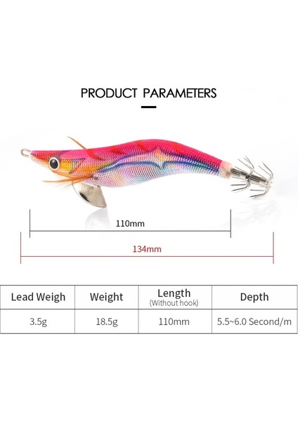 L Tarzı 110MM 18.5g Letoyo 3.5 #18.5g Aydınlık Kalamar Jig Arama Çıngırak Kalamar Jig Deniz Balıkçılık Cazibesi Yem Ahtapot Mürekkepbalığı Kalamar Kanca (Yurt Dışından) fırsatları