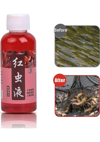100 ml Tarzı 100ML Kan Solucanı Kokusu Balık Yemi Katkı Maddesi Güçlü Yüksek Konsantrasyonlu Fishbait Alabalık Morina Sazan Bas Güçlü Balık Cezbedici (Yurt Dışından)