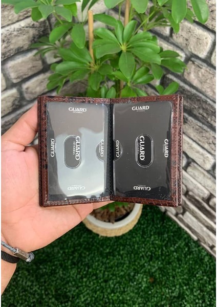 Taba Croco Deri Mini Kredi Kartlık modelleri