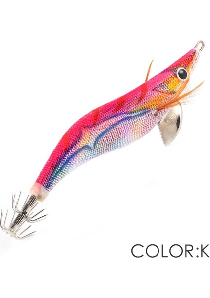 K Tarzı 110MM 18.5g Letoyo 3.5 #18.5g Aydınlık Kalamar Jig Arama Çıngırak Kalamar Jig Deniz Balıkçılık Cazibesi Yem Ahtapot Mürekkepbalığı Kalamar Kanca (Yurt Dışından)