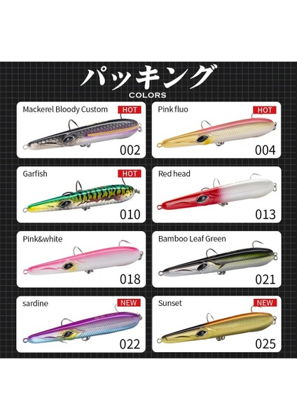 90MM 021 Stili 90 mm Hunthouse Iğne Kalem Yemler Stylo Cazibesi Balıkçılık Sert Plastik Lures Uzun Döküm Batan Cazibesi Levrek Leurre (Yurt Dışından) fırsatları