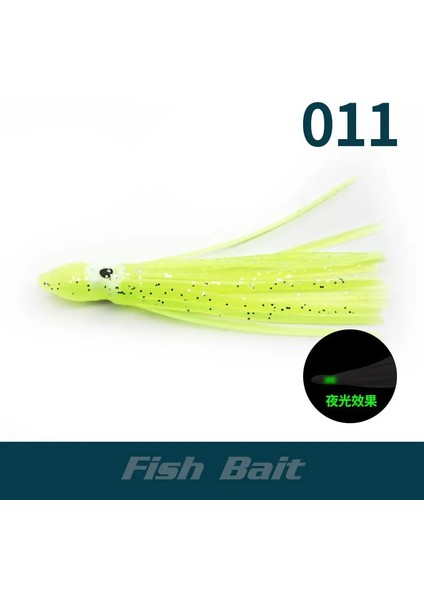 No.11 Tarzı 10CM 5 Adet Gece Aydınlık Ahtapot Modelleme Yem Renk Mini Biyonik Cazibesi Yumuşak Yem Deniz Balıkçılığı Yem Kalamar Yem Levrek Olta Takımı (Yurt Dışından)