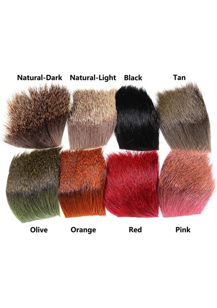 Zeytin Tarzı Wifreo 5x5 cm Sinek Bağlama Geyik Saç Yamalar Caddis Kuru Sinek Bağlama Malzemesi Doğal ve Öldü Turuncu Siyah Kırmızı Yeşil (Yurt Dışından) indirimleri