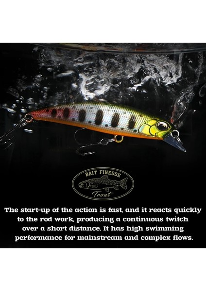 DW67-J Stili Tsurınoya Kral Minnow Balıkçılık Cazibesi Dwg Yapay Sert Yem Pike Bas Alabalık Jerkbait Nehir Wobbler Crankbait (Yurt Dışından)