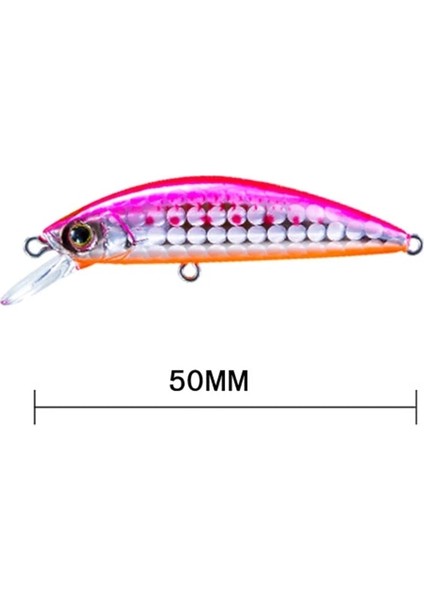 E Tarzı 5 cm 6g Balıkçılık Cazibesi Zorlu Lg Ağır Minnow 50 S Wobbler Batan Jerkbait Swimbait Yapay Sert Yem Alabalık Yem Bas Yem (Yurt Dışından) indirimleri