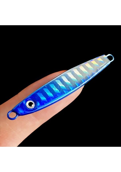 IMAB0004 Stili 21G Bazuka Metal Yavaş Jig Balıkçılık Cazibesi Sert Yapay Biyonik Yem Döküm Jig Kaşık Tekne Baskı Lazer Ton Balığı Bas Jig Kış (Yurt Dışından) fırsatları