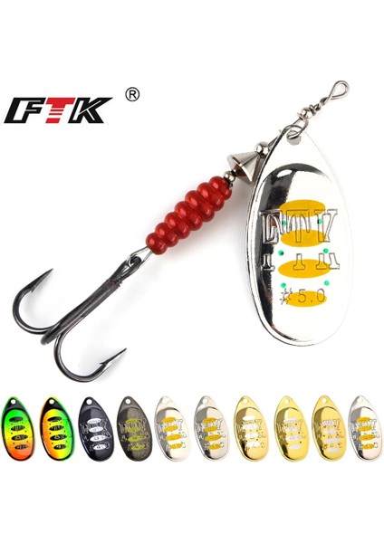 No.5 Tarzı 12.5g Fısh Kral Söğüt Yemi 8.4G12.5G14.7G Bakır Boyutu 3#-5# Br Tiz Kanca 2#-# Balıkçılık Cazibesi (Yurt Dışından) fırsatları