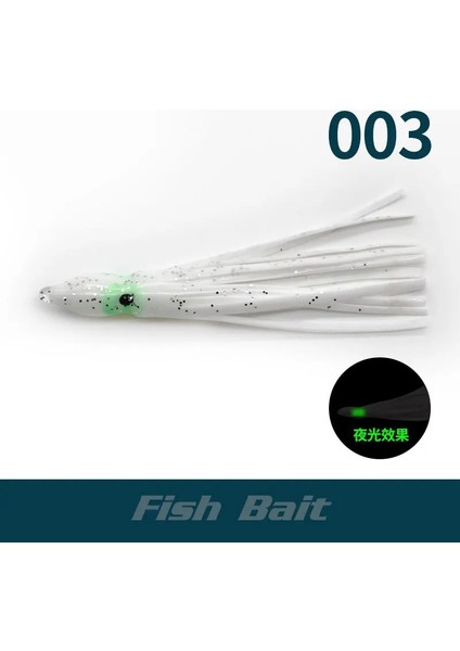 No.3 Tarzı 6cm 5 Adet Gece Aydınlık Ahtapot Modelleme Yem Renk Mini Biyonik Cazibesi Yumuşak Yem Deniz Balıkçılığı Yem Kalamar Yem Levrek Olta Takımı (Yurt Dışından)